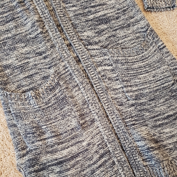 ALTAR'D STATE knit sweater cardigan grey/blue - Picture 6 of 7